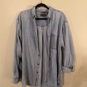 Faded Glory Light Blue Denim Shirt